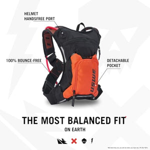 USWE Moto Hydro Hydration Pack - with Water Bladder, a High End, Bounce Free Backpack for Enduro and Off-Road Motorcycle