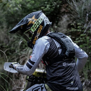 USWE Moto Hydro Hydration Pack - with Water Bladder, a High End, Bounce Free Backpack for Enduro and Off-Road Motorcycle