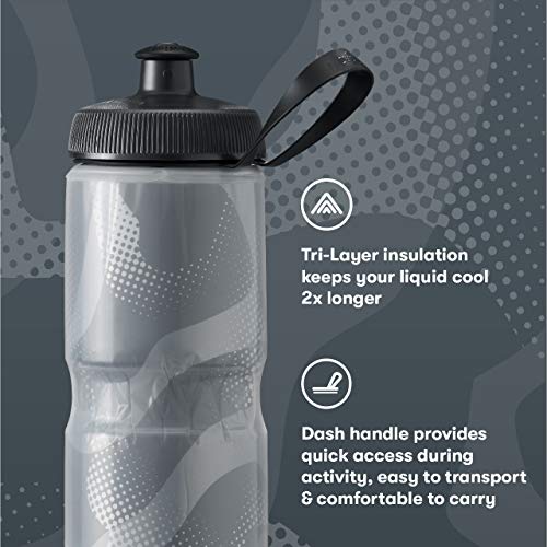 POLAR BOTTLE INSULATED WATER BOTTLE - 24OZ - BLUE FADE 