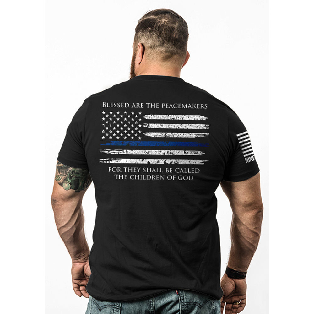 Thin blue sales line tee